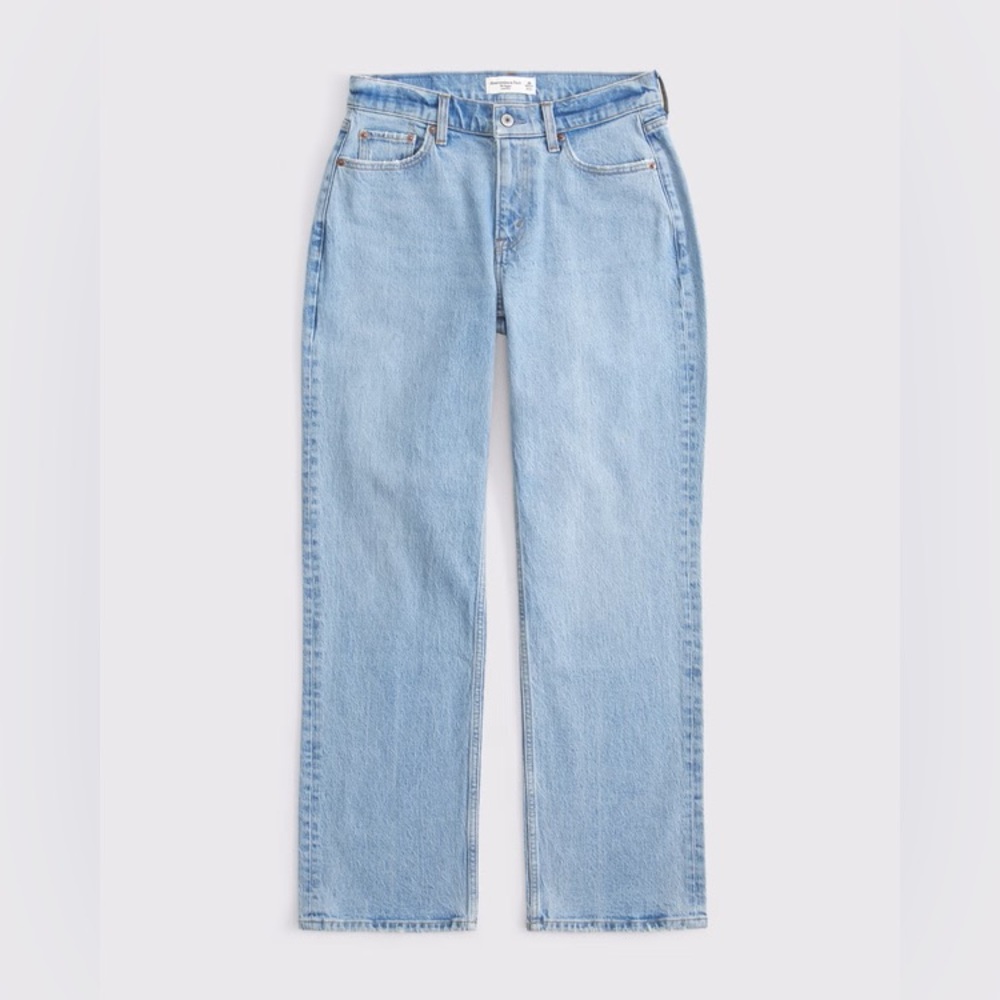 Abercrombie Vintage Comfort Stretch Curve Love Low Rise Baggy Jean Size 30L